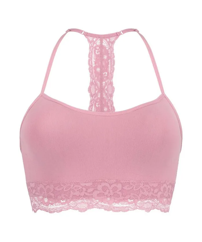 Hunkemller Marine Seamless Bralette 8211 Pink Pink 8211 Women Hunkemller Marine Seamless Bralette 8211 Pink Pink 8211 Women