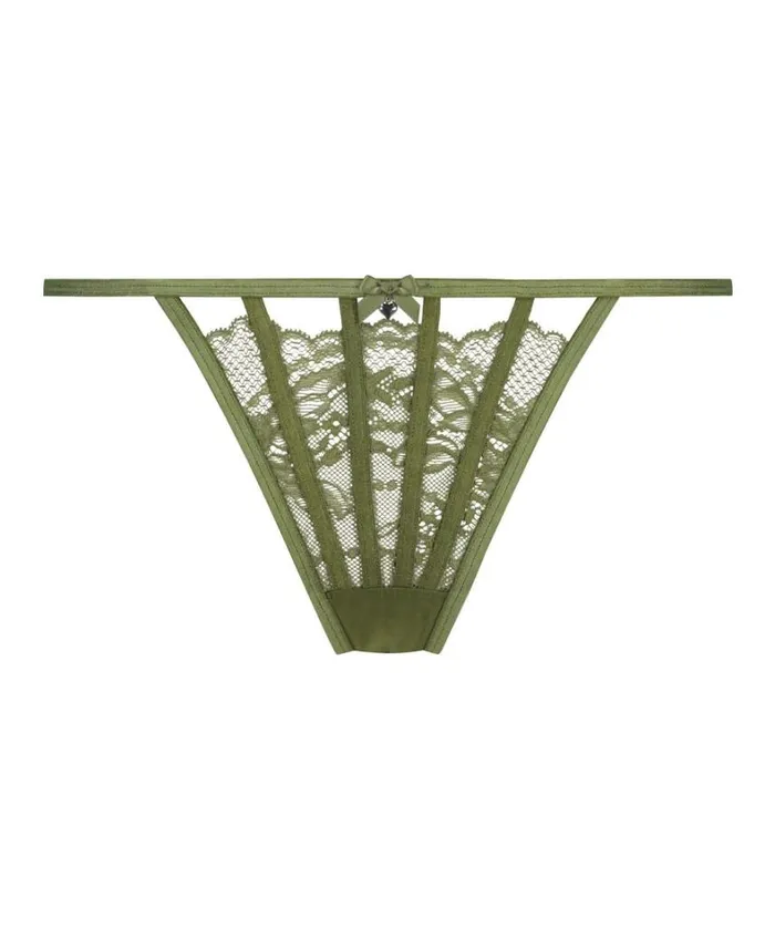 Hunkemller Maxime Thong 8211 Green Green 8211 Women Hunkemller Maxime Thong 8211 Green Green 8211 Women