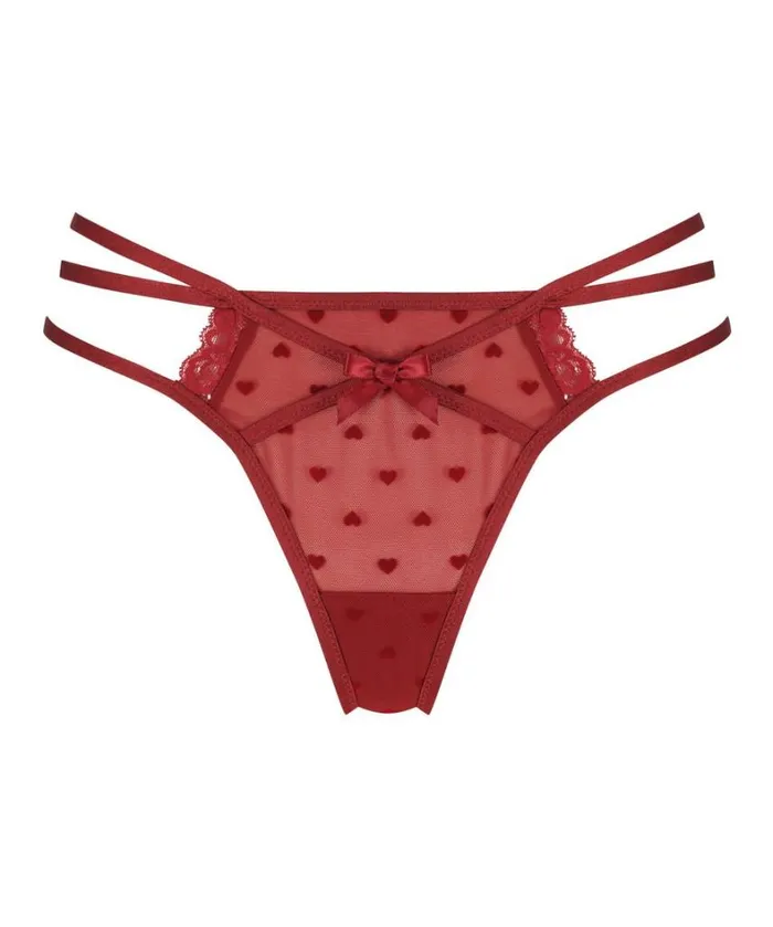 Hunkemller Melda Thong 8211 Red Red 8211 Women Hunkemller Melda Thong 8211 Red Red 8211 Women
