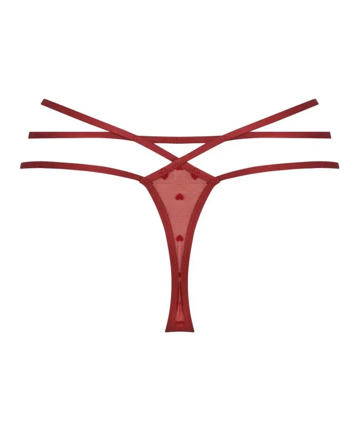 Hunkemller Melda Thong 8211 Red Red 8211 Women Hunkemller Melda Thong 8211 Red Red 8211 Women