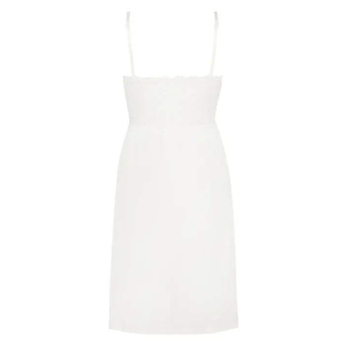 Hunkemller Nora Lace Slip Dress 8211 White White 8211 Women