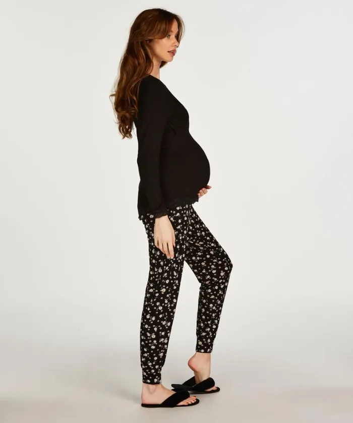 Hunkemller Nursing Pyjama Set 8211 Black Black 8211 Women Hunkemller Nursing Pyjama Set 8211 Black Black 8211 Women