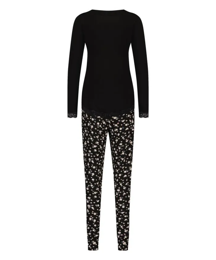 Hunkemller Nursing Pyjama Set 8211 Black Black 8211 Women Hunkemller Nursing Pyjama Set 8211 Black Black 8211 Women
