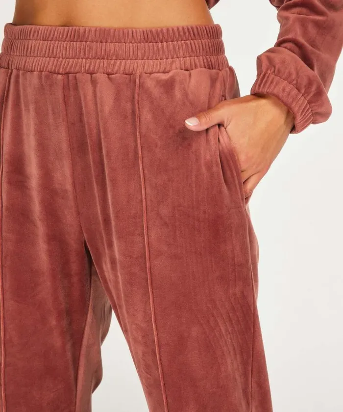 Hunkemller Petite Velours Jogging Bottoms 8211 Brown Brown 8211 Women Hunkemller Petite Velours Jogging Bottoms 8211 Brown Brown 8211 Women