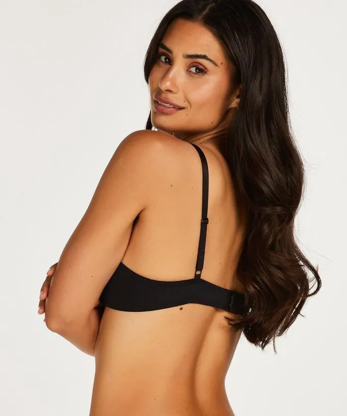Hunkemller Plunge Padded Underwired Bra 8211 Black Black 8211 Women Hunkemller Plunge Padded Underwired Bra 8211 Black Black 8211 Women