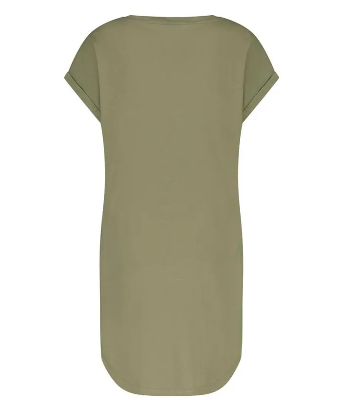 Hunkemller Round Neck Nightshirt 8211 Green 8211 Women
