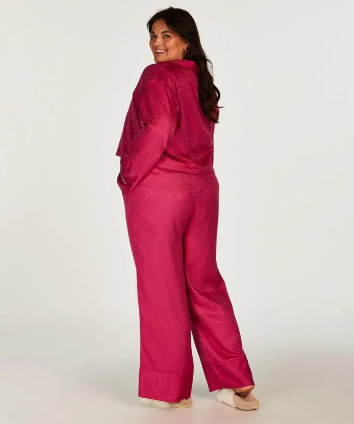 Hunkemller Satin Trousers 8211 Pink Pink 8211 Women