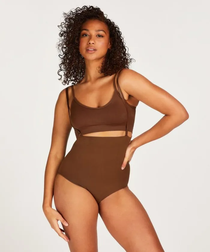 Hunkemller Seamless Enhancing High Waisted Knickers 8211 Red Red 8211 Women
