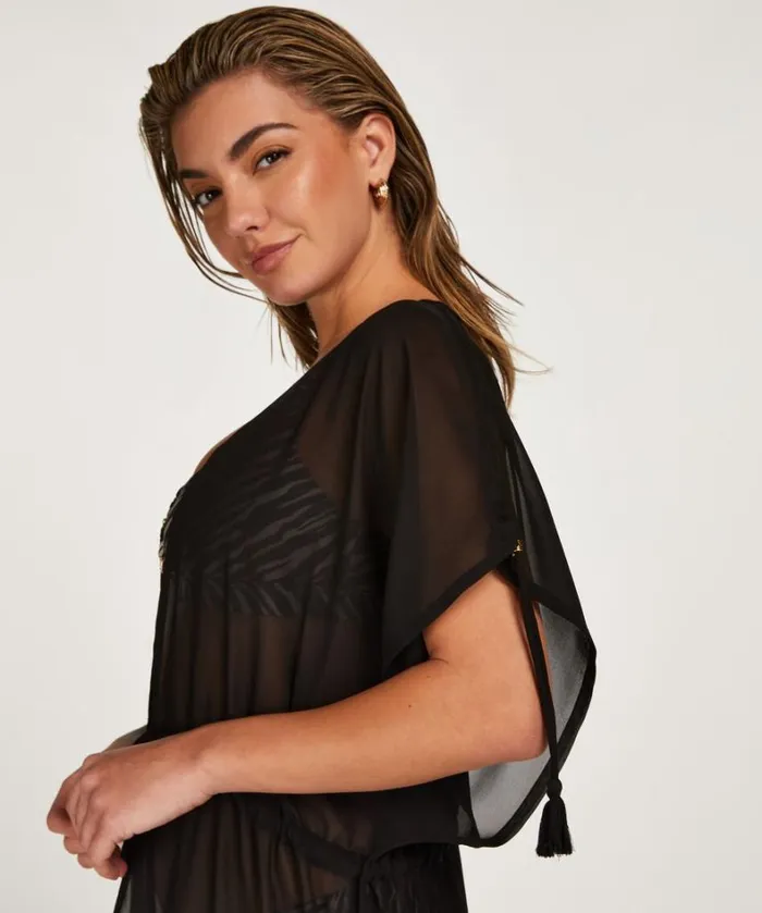 Hunkemller Sheer Kimono 8211 Black Black 8211 Women