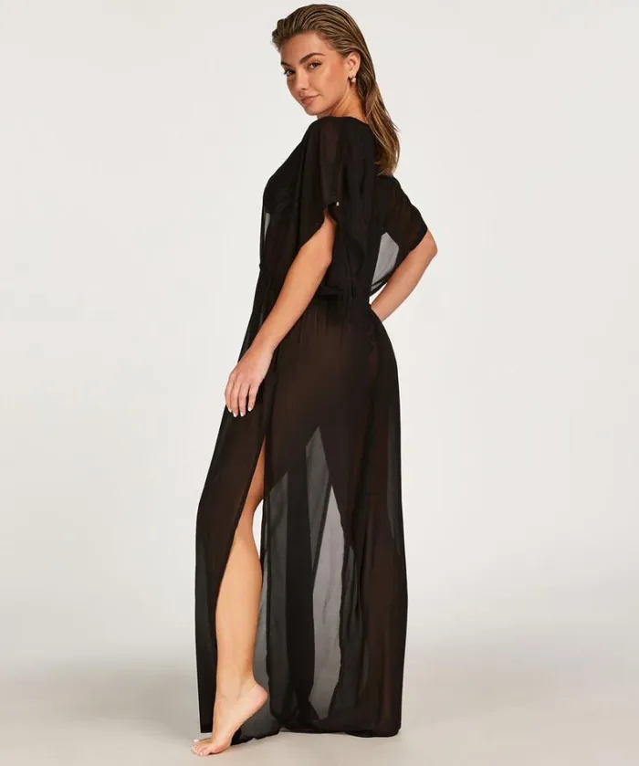 Hunkemller Sheer Kimono 8211 Black Black 8211 Women