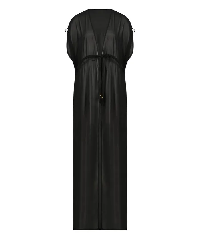 Hunkemller Sheer Kimono 8211 Black Black 8211 Women