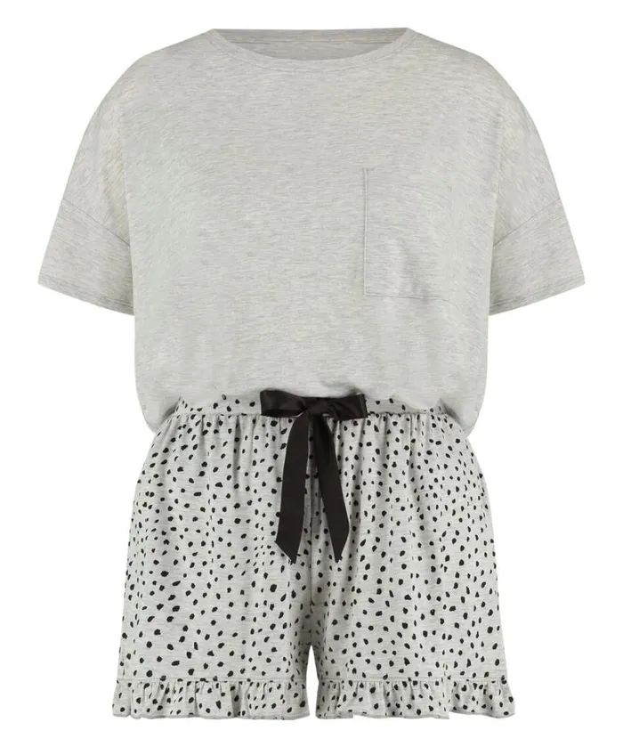 Hunkemller Short Pyjama Set 8211 Gray Gray 8211 Women Hunkemller Short Pyjama Set 8211 Gray Gray 8211 Women