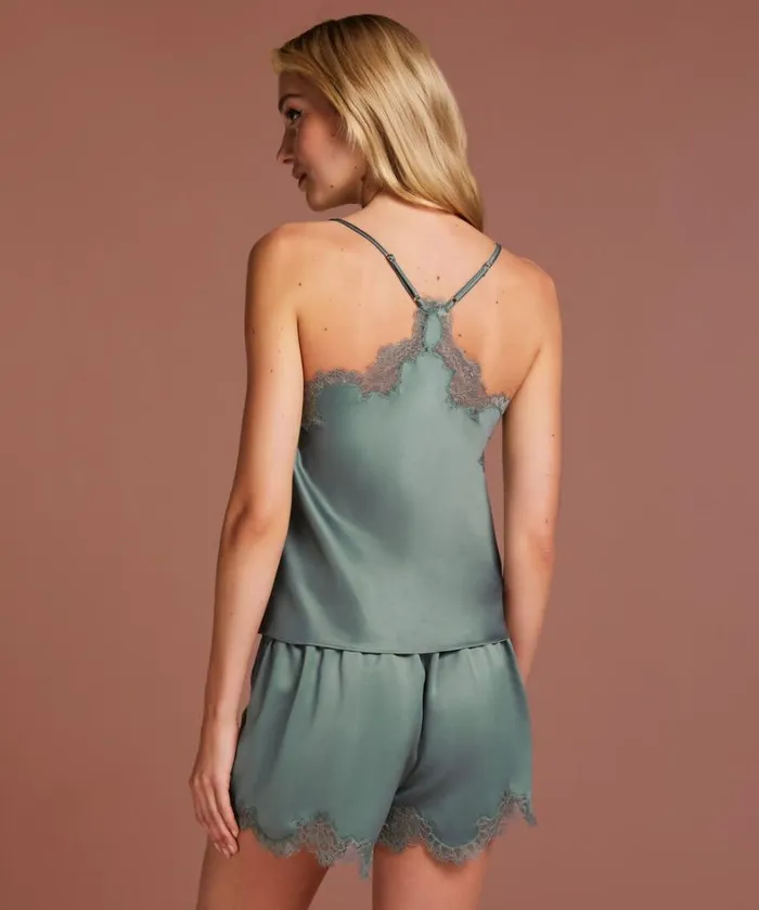 Hunkemller Sophia Lace Cami 8211 Green Green 8211 Women Hunkemller Sophia Lace Cami 8211 Green Green 8211 Women