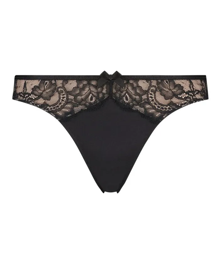 Hunkemller Teddy Thong 8211 Black Black 8211 Women Hunkemller Teddy Thong 8211 Black Black 8211 Women