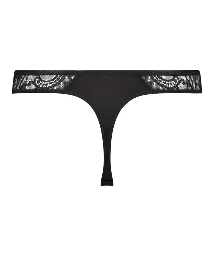 Hunkemller Teddy Thong 8211 Black Black 8211 Women Hunkemller Teddy Thong 8211 Black Black 8211 Women