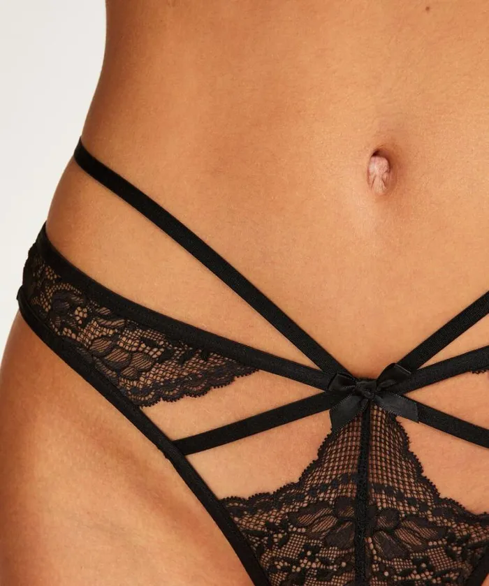 Hunkemller Thong Wera 8211 Black Black 8211 Women