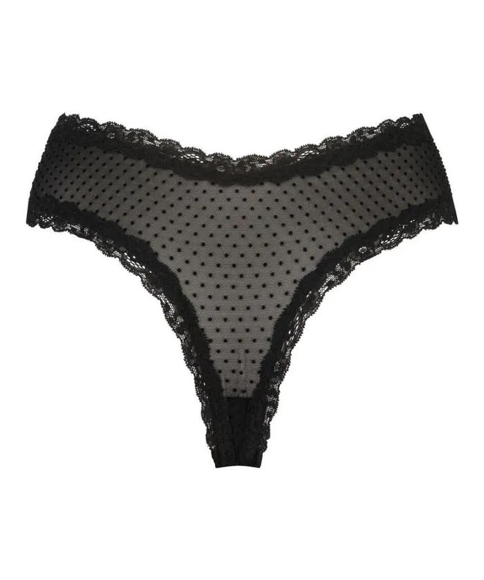 Hunkemller Vshaped Brazilian Knickers Mesh 8211 Black Black 8211 Women Hunkemller Vshaped Brazilian Knickers Mesh 8211 Black Black 8211 Women