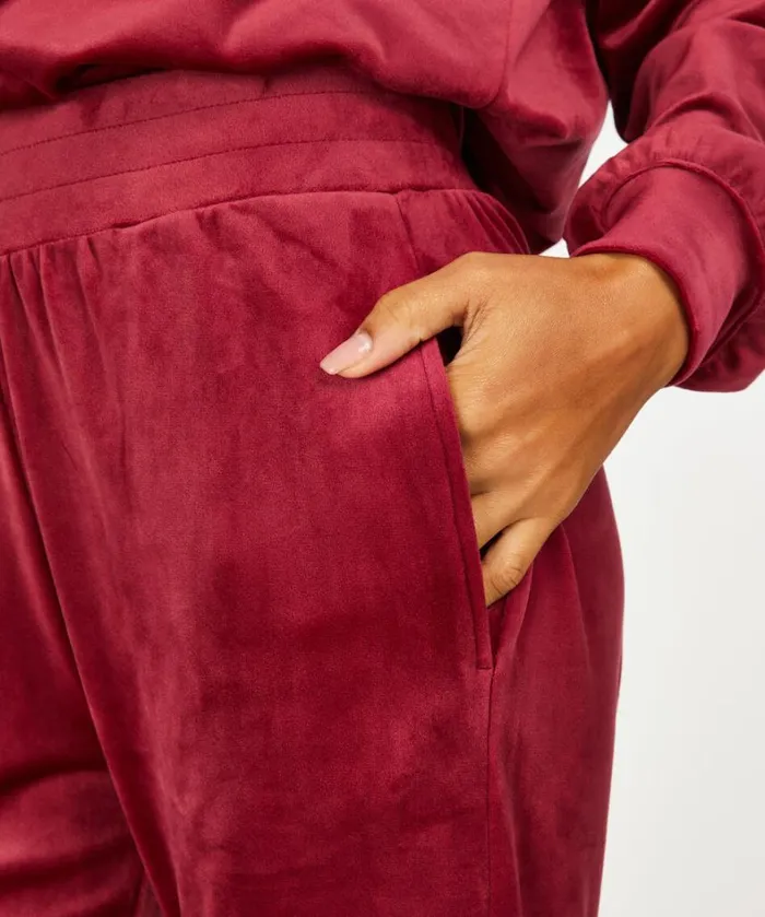 Hunkemller Velour Jogging Bottoms 8211 Purple Purple 8211 Women Hunkemller Velour Jogging Bottoms 8211 Purple Purple 8211 Women