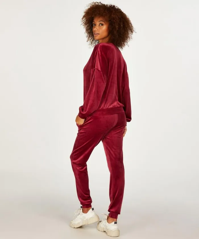 Hunkemller Velour Jogging Bottoms 8211 Purple Purple 8211 Women Hunkemller Velour Jogging Bottoms 8211 Purple Purple 8211 Women