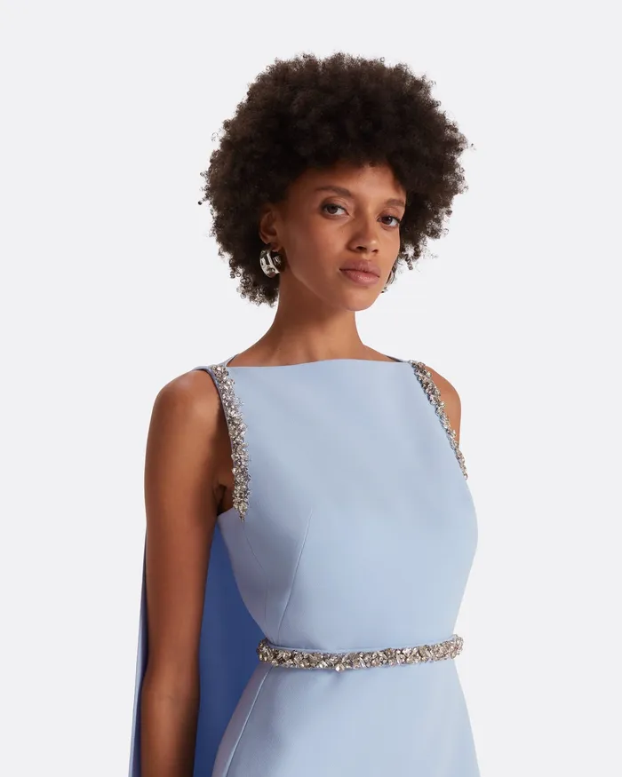 Icons Ginevra Soft Sky Long Dress Soft Sky Safiyaa Women