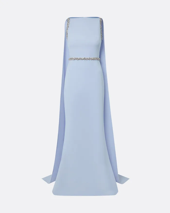 Icons Ginevra Soft Sky Long Dress Soft Sky Safiyaa Women