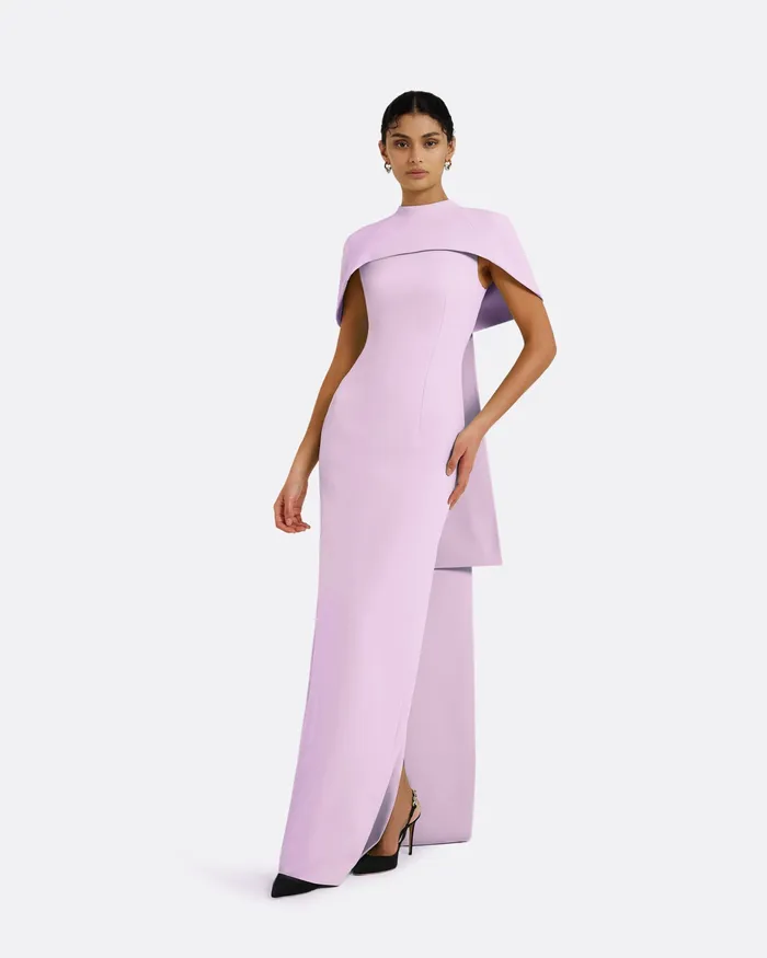 Icons Safiyaa Women Kalika Lavender Long Dress Lavender
