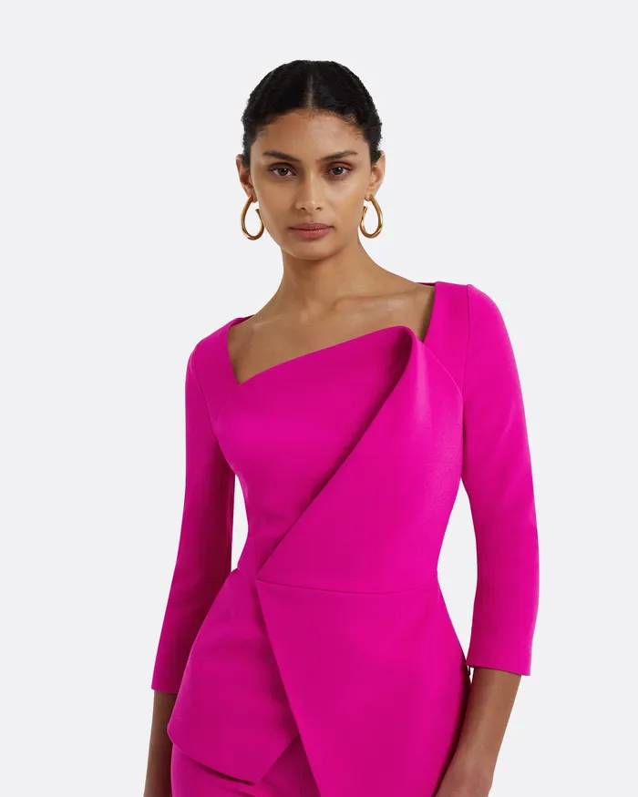 Icons Women Safiyaa Lilian Wild Strawberry Top Wild Strawberry