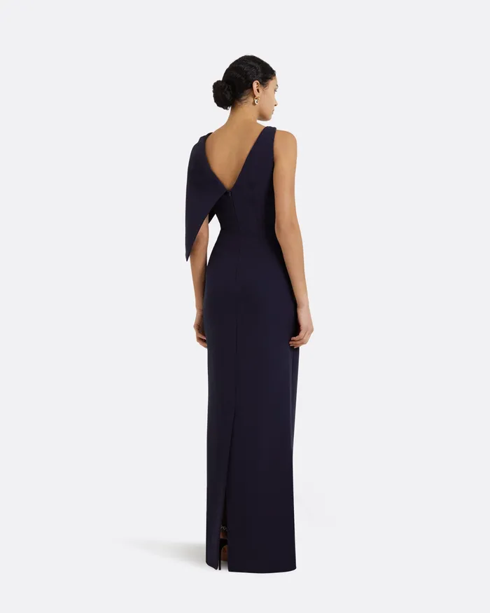 Icons Women Safiyaa Serendipity Midnight Navy Long Dress Midnight Navy