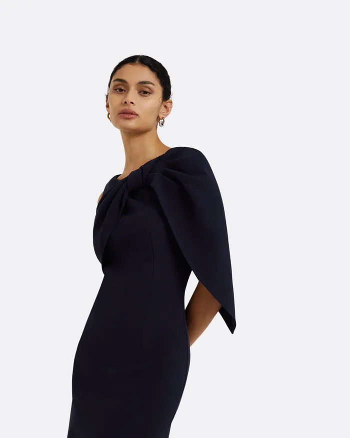 Icons Women Safiyaa Serendipity Midnight Navy Long Dress Midnight Navy