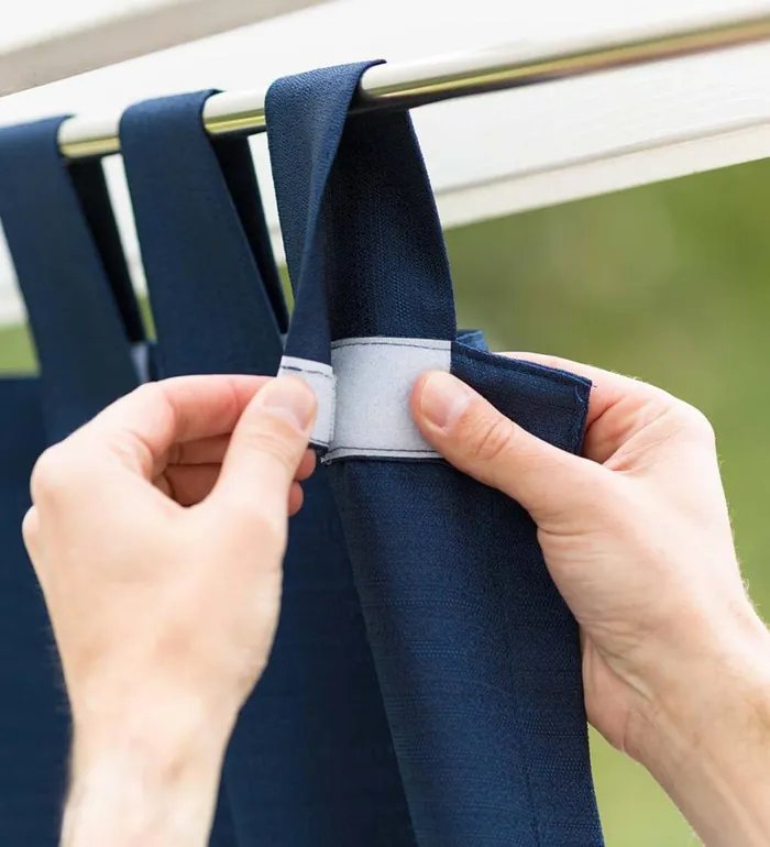 Indoor Living Grasscloth Outdoor Curtain Panel With Tab Top Plow and Hearth Curtain Panels Indoor Living Grasscloth Outdoor Curtain Panel With Tab Top Plow and Hearth Curtain Panels