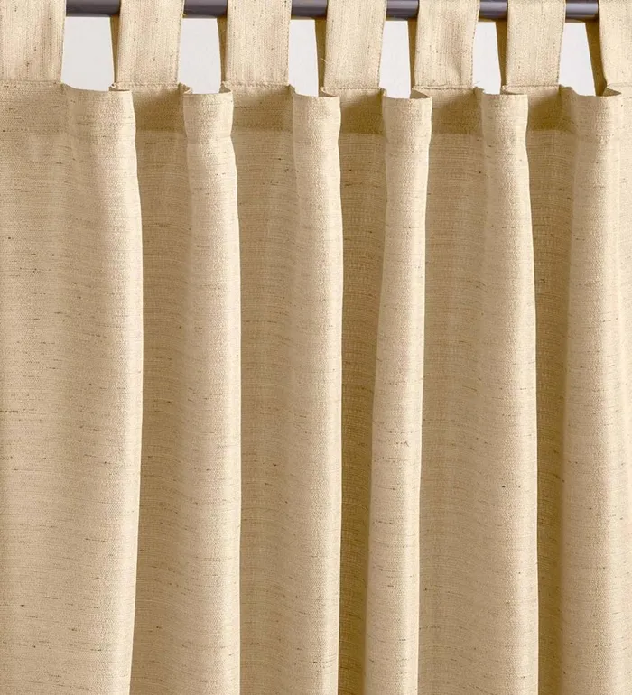 Indoor Living Grasscloth Outdoor Curtain Panel With Tab Top Plow and Hearth Curtain Panels Indoor Living Grasscloth Outdoor Curtain Panel With Tab Top Plow and Hearth Curtain Panels