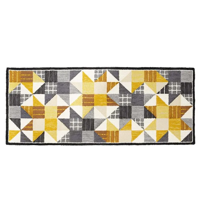 Indoor Living IndoorOutdoor Springtime Quilt Polypropylene Rug Runner Plow and Hearth Small Accent Rugs