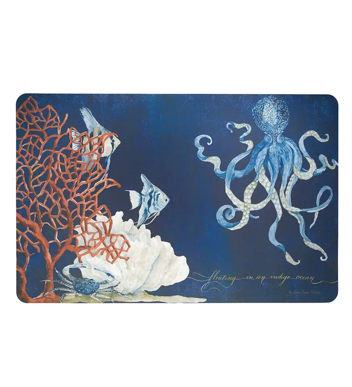 Indoor Living Nautical Floor Mat 8211 Octopus Plow and Hearth Bath Accessories Indoor Living Nautical Floor Mat 8211 Octopus Plow and Hearth Bath Accessories