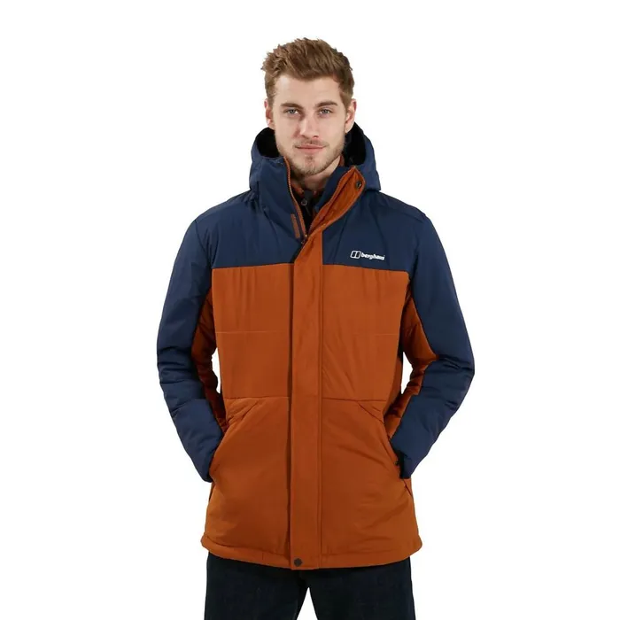 Insulated Men Berghaus Pole 21 Insulated Jacket 8211 Brown Blue