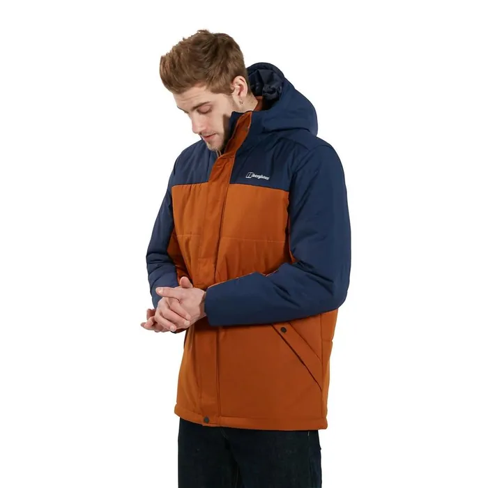 Insulated Men Berghaus Pole 21 Insulated Jacket 8211 Brown Blue Insulated Men Berghaus Pole 21 Insulated Jacket 8211 Brown Blue