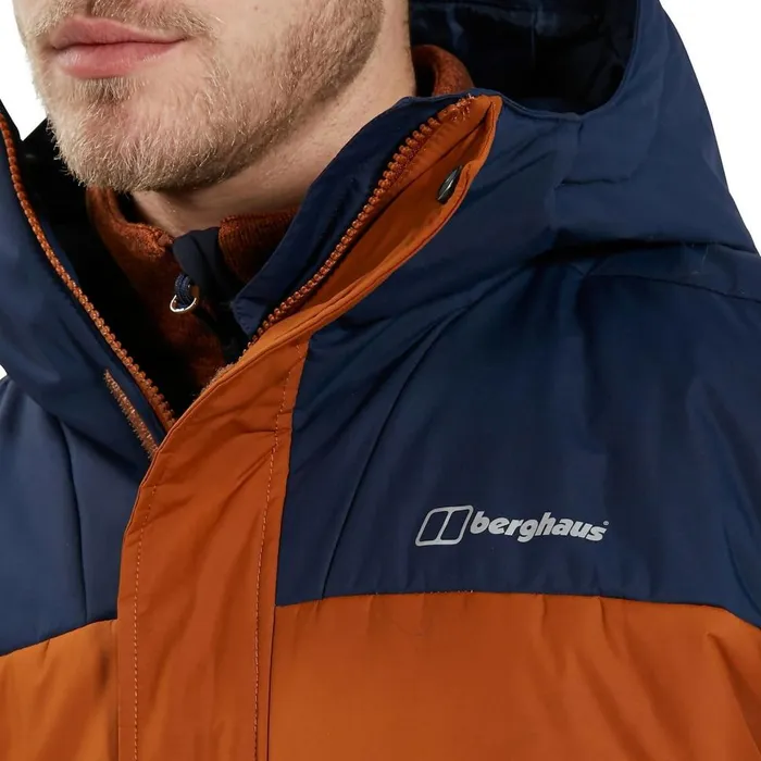 Insulated Men Berghaus Pole 21 Insulated Jacket 8211 Brown Blue Insulated Men Berghaus Pole 21 Insulated Jacket 8211 Brown Blue