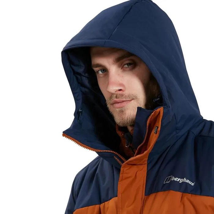 Insulated Men Berghaus Pole 21 Insulated Jacket 8211 Brown Blue Insulated Men Berghaus Pole 21 Insulated Jacket 8211 Brown Blue