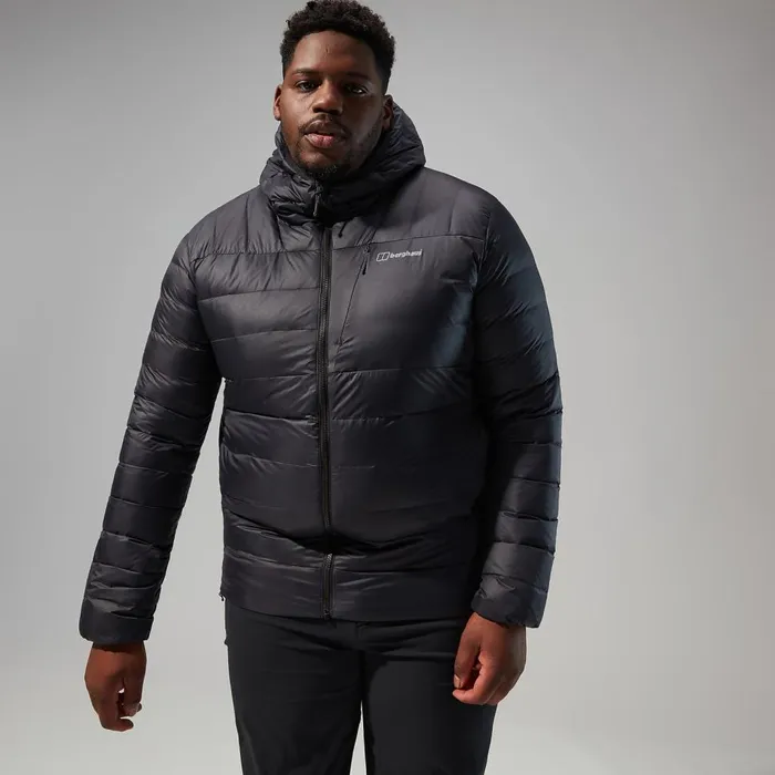 Insulated Men Berghaus Silksworth Hooded Down Insulated Jacket 8211 Black