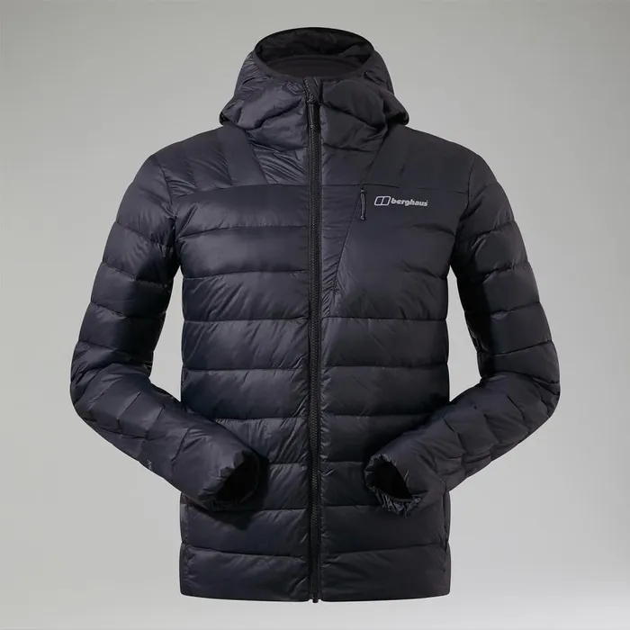 Insulated Men Berghaus Silksworth Hooded Down Insulated Jacket 8211 Black