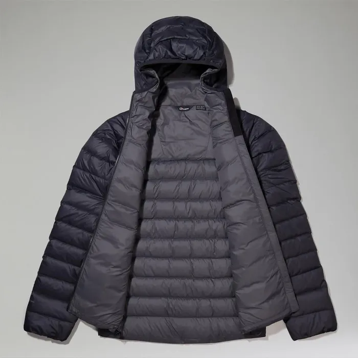Insulated Men Berghaus Silksworth Hooded Down Insulated Jacket 8211 Black