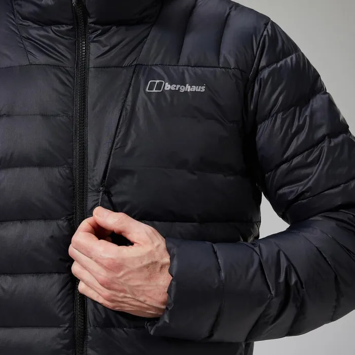 Insulated Men Berghaus Silksworth Hooded Down Insulated Jacket 8211 Black
