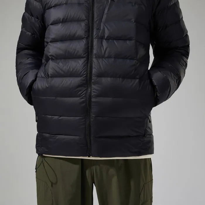 Insulated Men Berghaus Silksworth Hooded Down Insulated Jacket 8211 Black