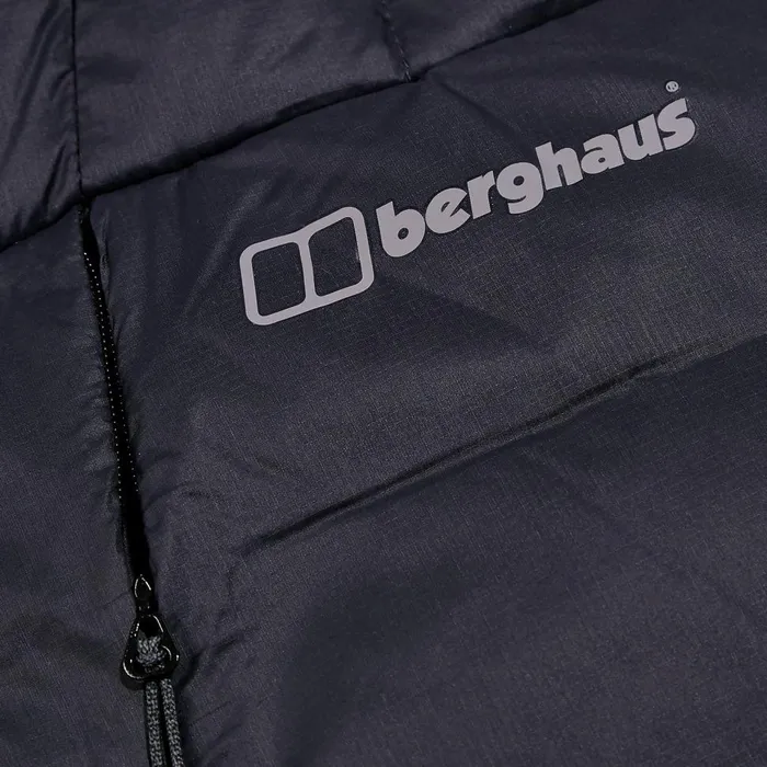 Insulated Men Berghaus Silksworth Hooded Down Insulated Jacket 8211 Black