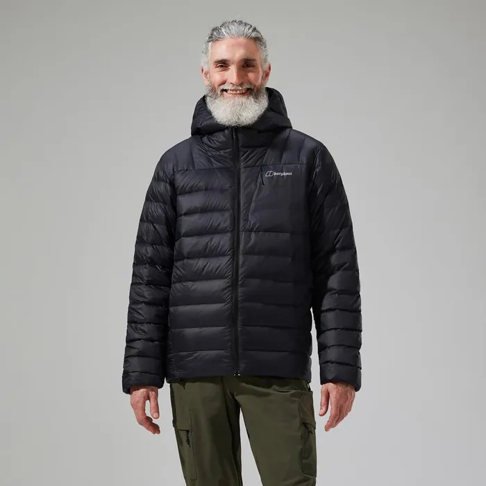 Insulated Men Berghaus Silksworth Hooded Down Insulated Jacket 8211 Black