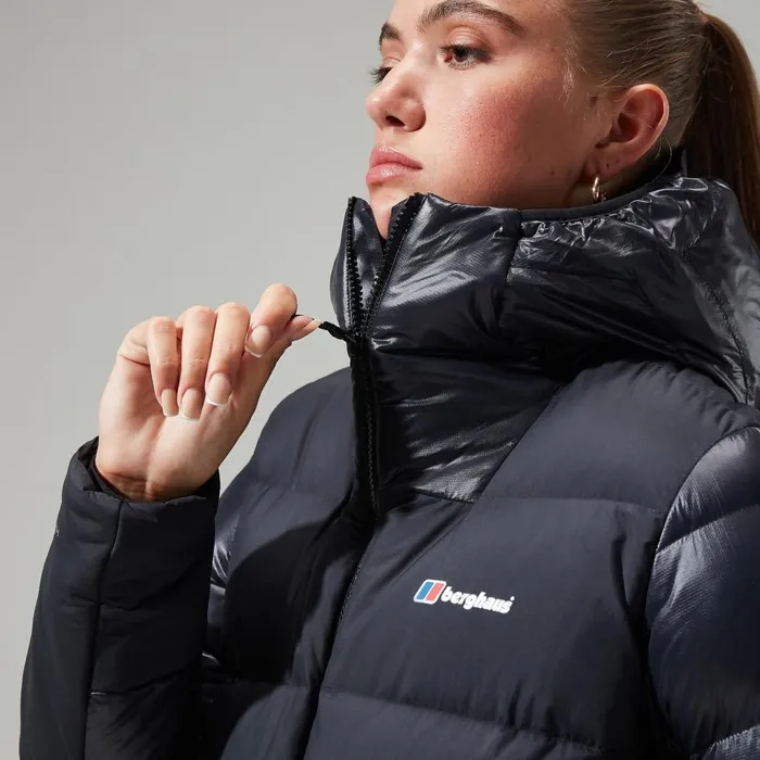 Insulated Women Berghaus Arkos Reflect Down Jacket 8211 Black