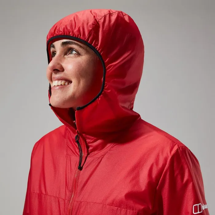 Insulated Women Berghaus MTN Arete LB Synthetic Hoody 8211 RedBlack