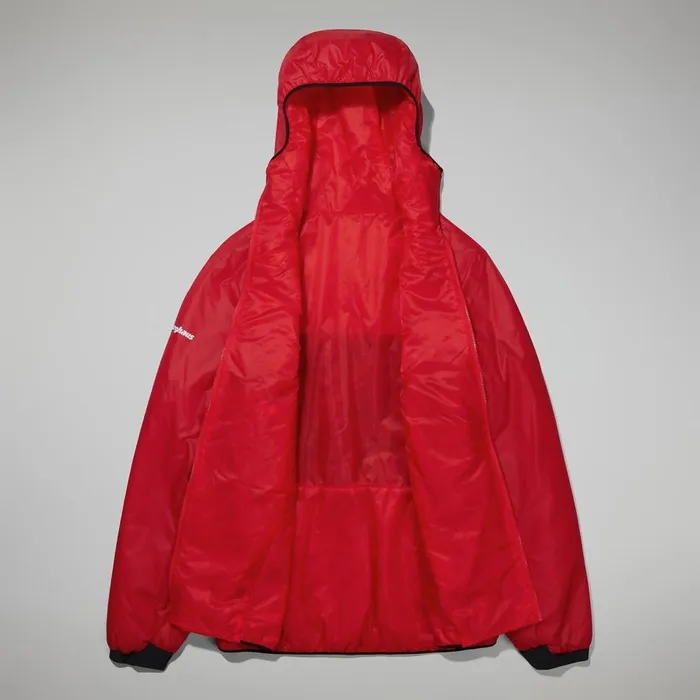 Insulated Women Berghaus MTN Arete LB Synthetic Hoody 8211 RedBlack