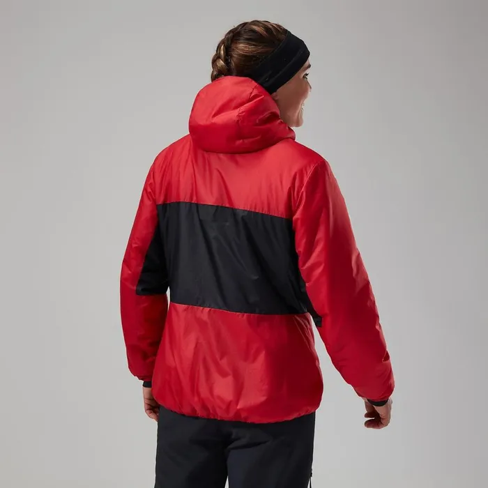 Insulated Women Berghaus MTN Arete LB Synthetic Hoody 8211 RedBlack
