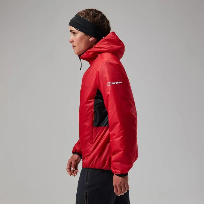 Insulated Women Berghaus MTN Arete LB Synthetic Hoody 8211 RedBlack