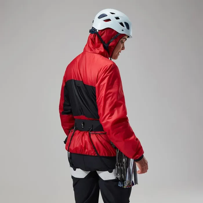 Insulated Women Berghaus MTN Arete LB Synthetic Hoody 8211 RedBlack